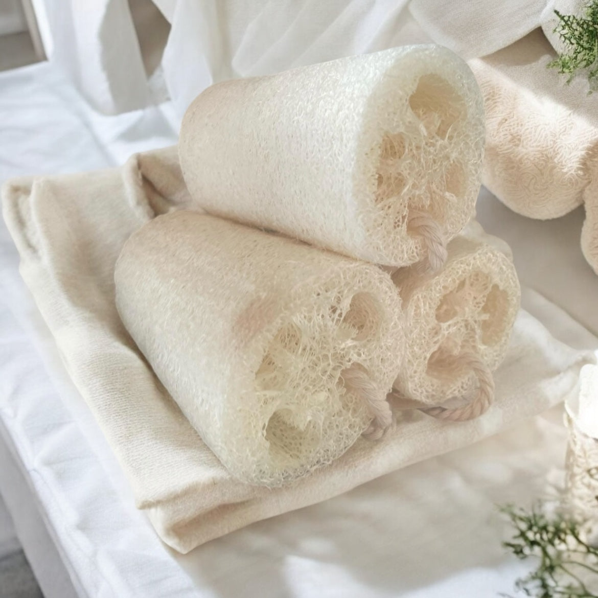Natural loofah