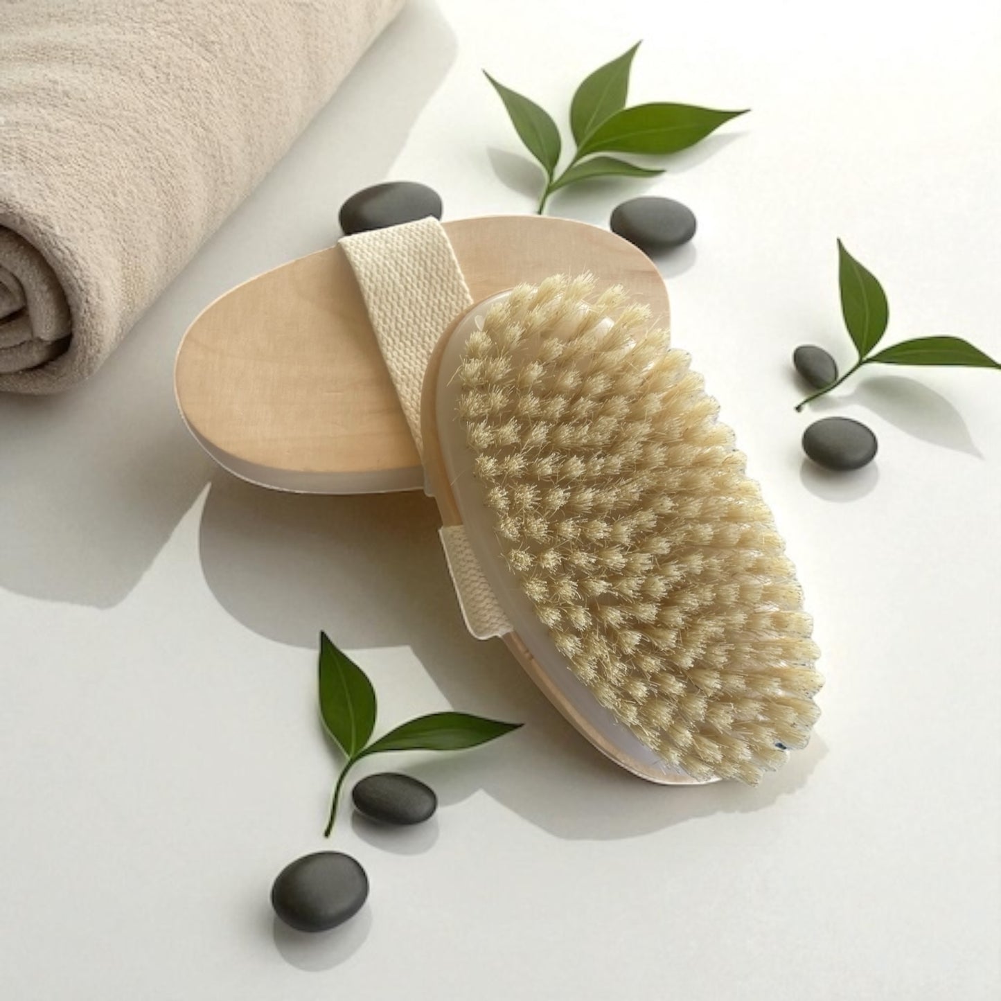 Natural Bristle Body Exfoliating Brush