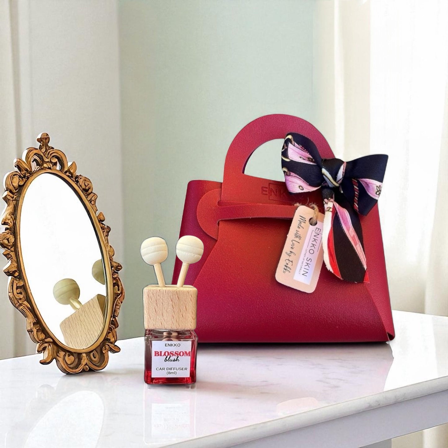 Blossom Bush & Scarlet Red Bag Gift Set