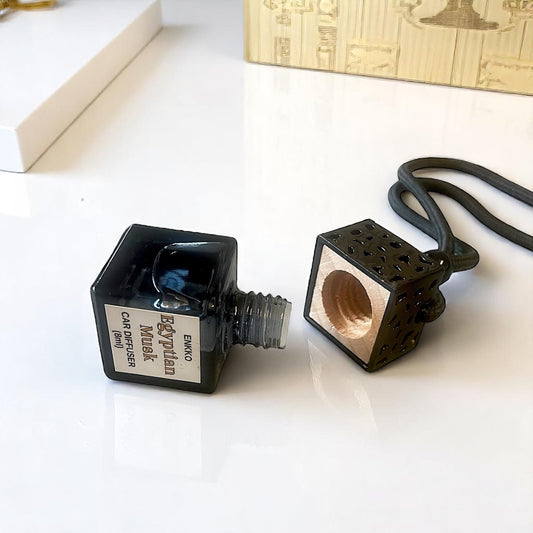 Egyptian Musk Car Diffuser - Glass Hanging Bottle