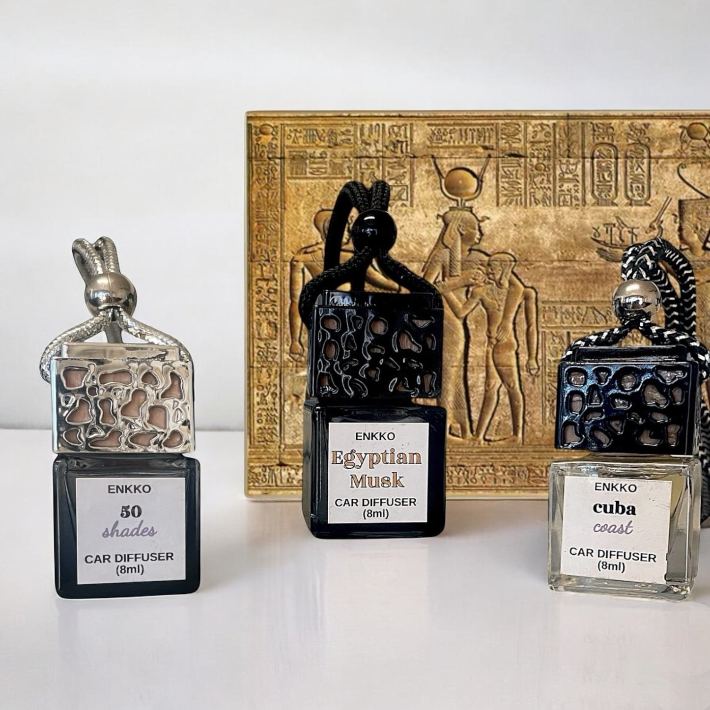 Egyptian Musk Car Diffuser - Glass Hanging Bottle
