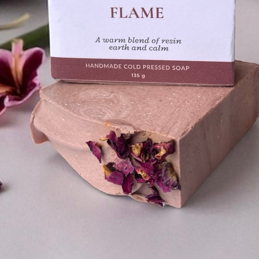Earthen Flame - with Moroccan Red & French Pink Clay