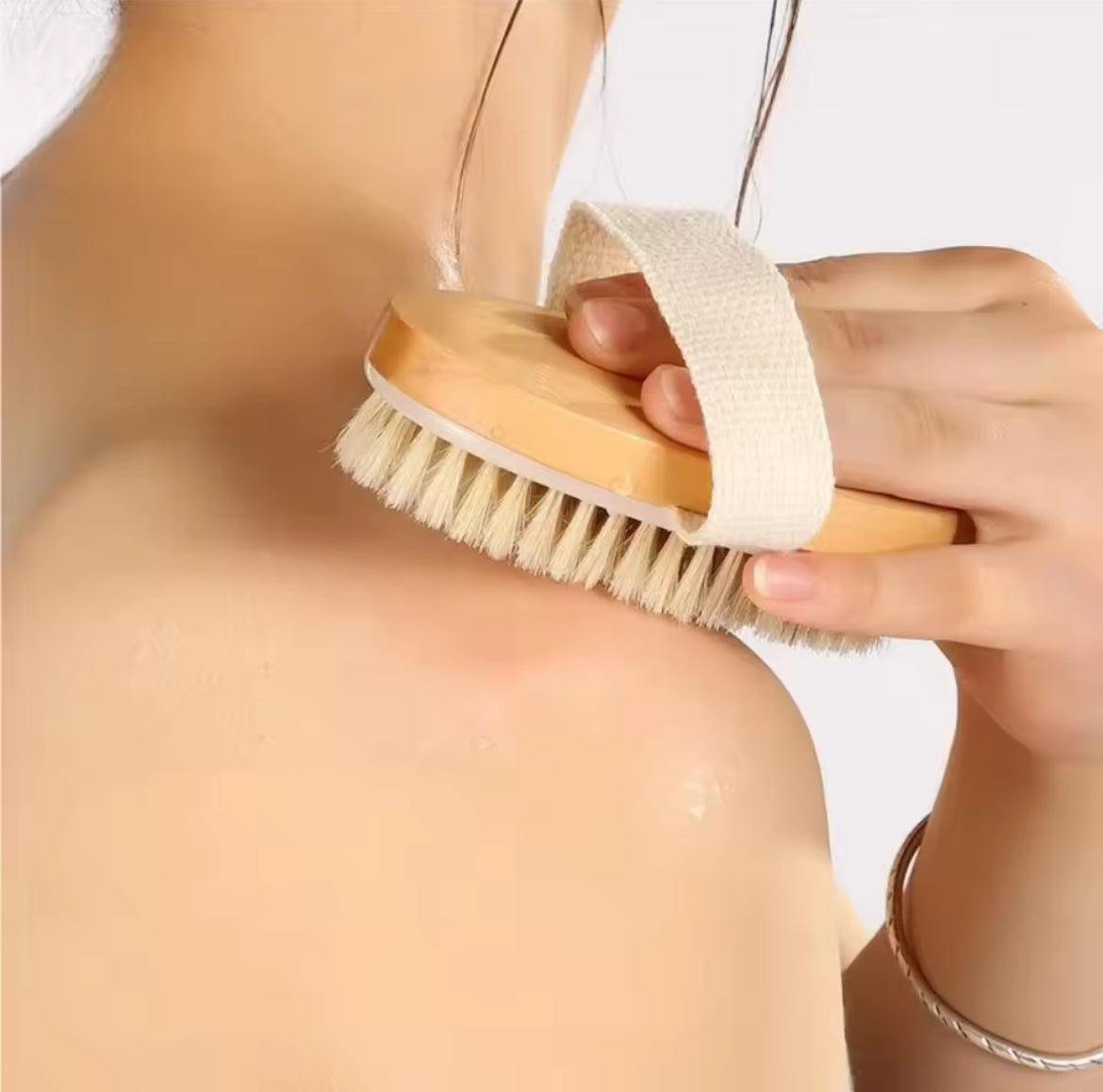 Natural Bristle Body Exfoliating Brush
