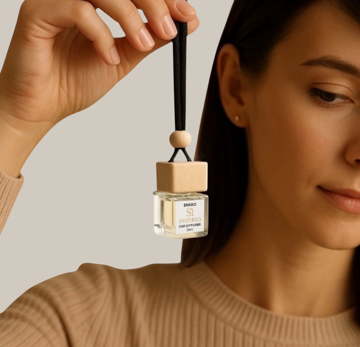 Si Inspired Car Diffuser - Glass Hanging Bottle