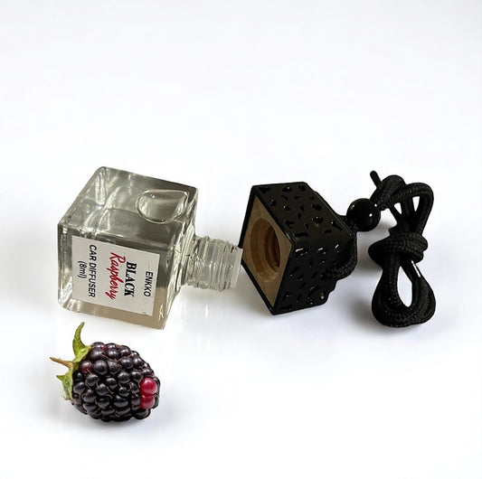 Black Raspberry Car Diffuser - Glass Hanging Bottle