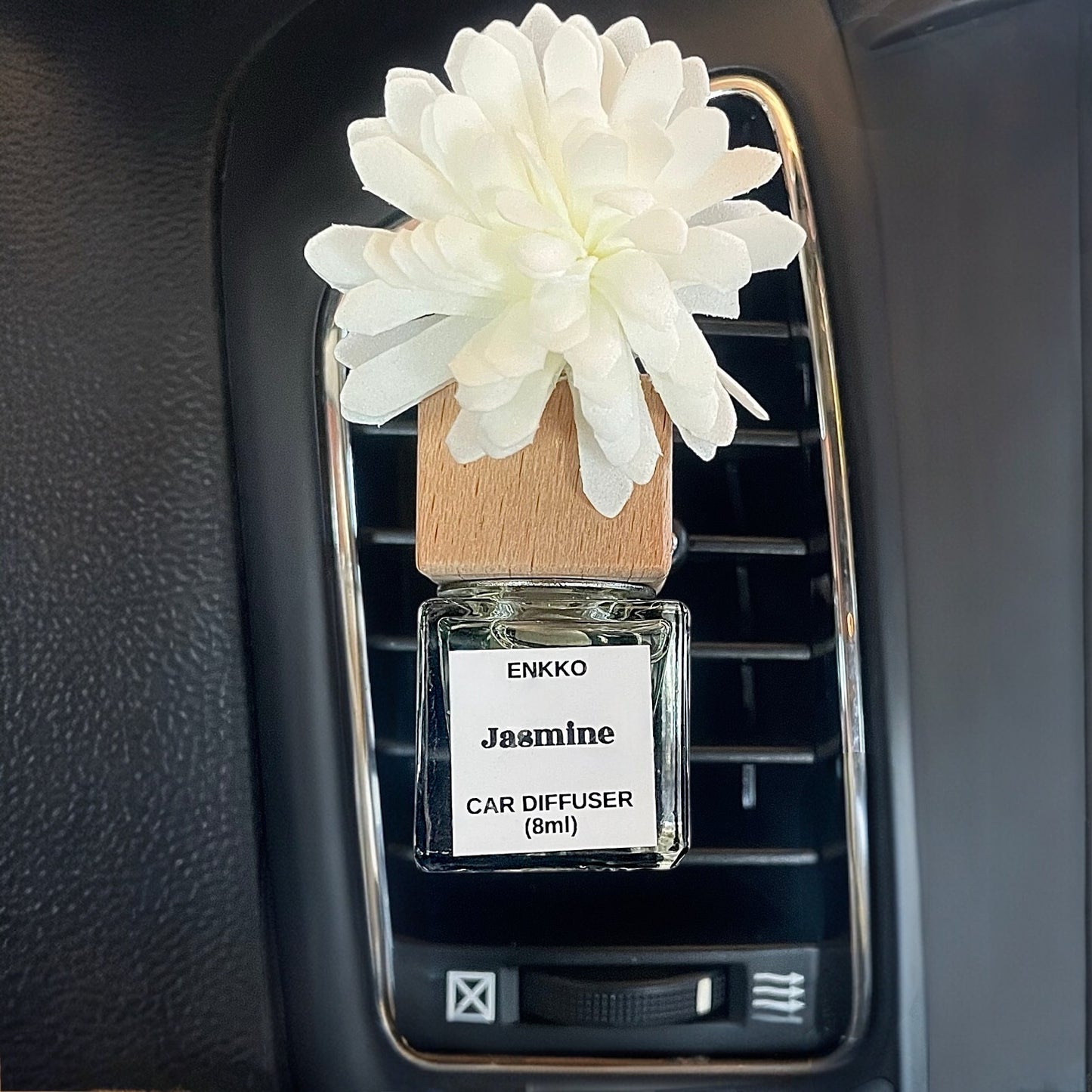 Jasmine Car Diffuser - Glass Reed Bottle