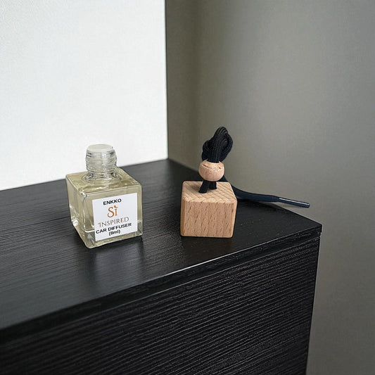 Si Inspired Car Diffuser - Glass Hanging Bottle