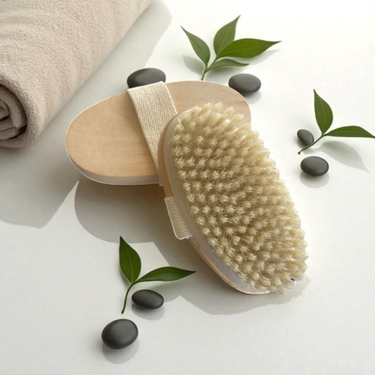 Natural Bristle Body Exfoliating Brush