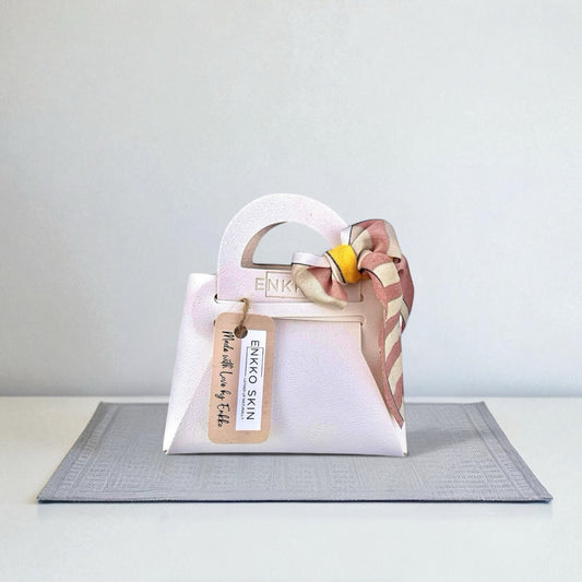 Faux Leather Mini Gift bag - Snow White