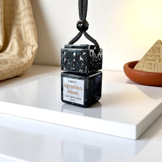 Egyptian Musk Car Diffuser - Glass Hanging Bottle