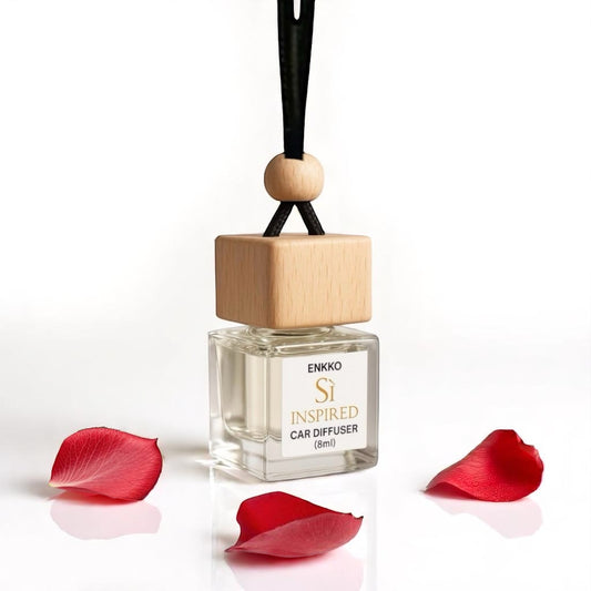 Si Inspired Car Diffuser - Glass Hanging Bottle