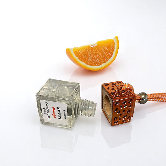 Sweet Orange Car Diffuser - Glass Hanging Bottle