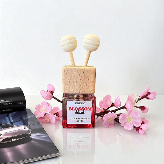 Blossom Blush Car Diffuser - Glass Reed Bottle